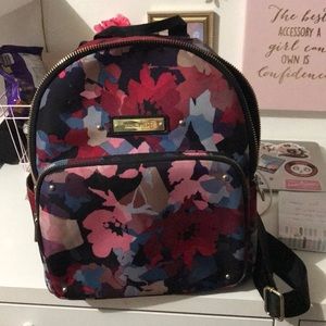 Nine West floral traveling backpack